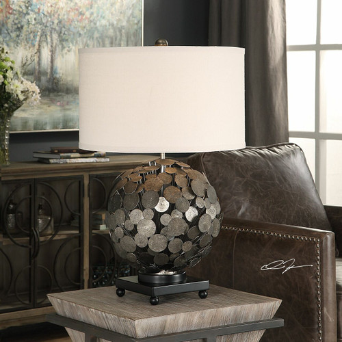 Callisto Steel Disk Table Lamp (27844-1)