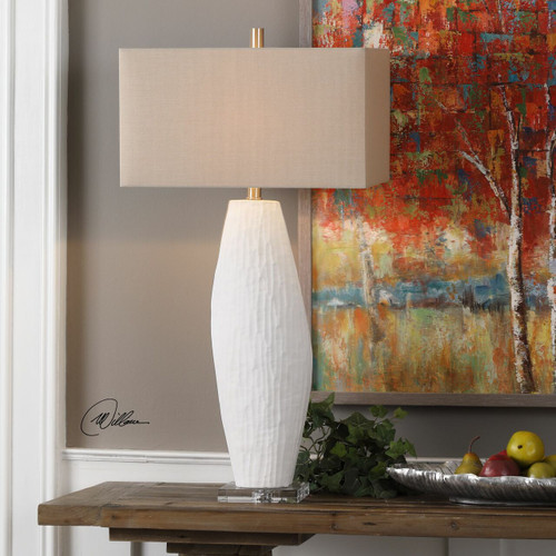 Vona Textured White Lamp (27723)