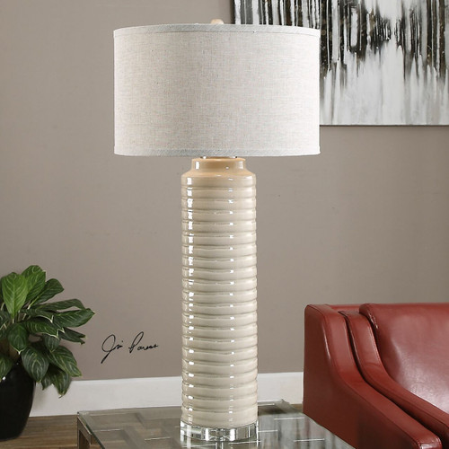 Yana Ribbed Cylinder Lamp (27054-1)