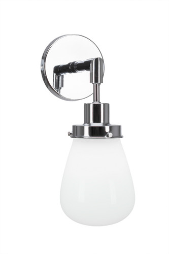 Meridian 1 Light Wall Sconce In Chrome (1231-CH-470)