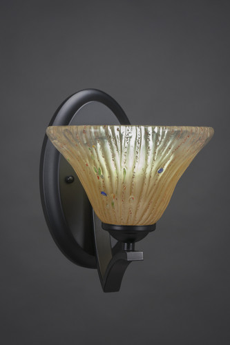 Zilo 1 Light Wall Sconce In Matte Black (551-MB-750)