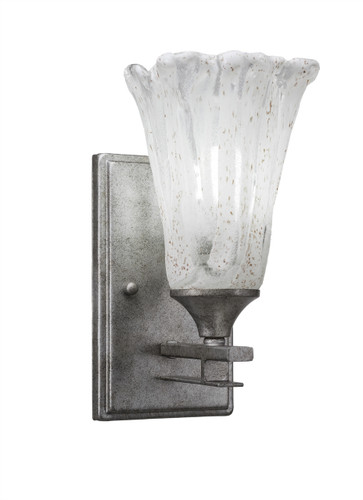 Uptowne 1 Light Wall Sconce In Aged Silver (131-AS-729)