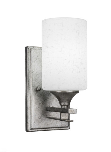 Uptowne 1 Light Wall Sconce In Aged Silver (131-AS-310)