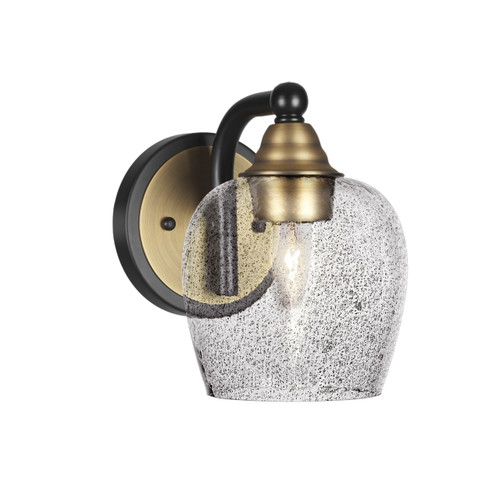 Paramount 1 Light Wall Sconce In Matte Black & Brass (3421-MBBR-4812)