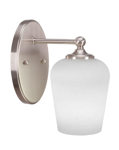 Capri 1 Light Wall Sconce In Brushed Nickel (5911-BN-211)