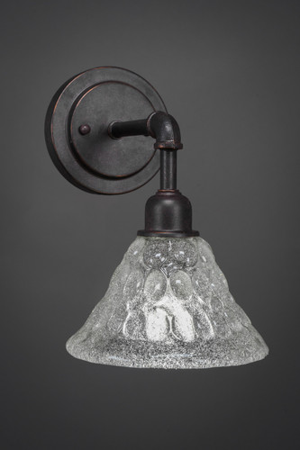Vintage 1 Light Wall Sconce In Dark Granite (181-DG-451)