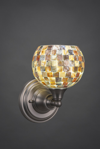 1 Light Wall Sconce In Brushed Nickel (40-BN-407)