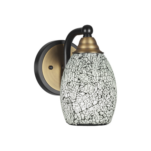 Paramount 1 Light Wall Sconce In Matte Black & Brass (3421-MBBR-4165)