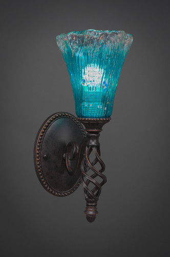 Elegante 1 Light Wall Sconce In Dark Granite (161-DG-725)