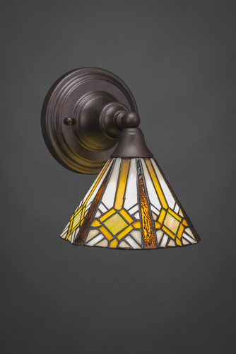 1 Light Wall Sconce In Bronze (40-BRZ-9615)