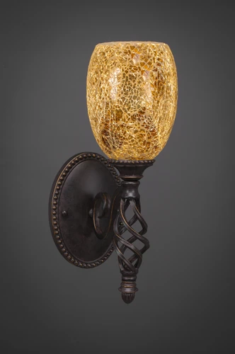 Elegante 1 Light Wall Sconce In Dark Granite (161-DG-4175)