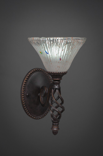 Elegante 1 Light Wall Sconce In Dark Granite (161-DG-751)