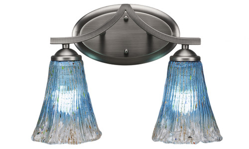 Zilo 2 Light Bath Bar In Graphite (552-GP-725)