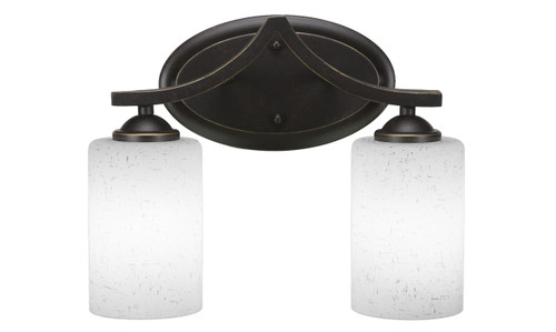 Zilo 2 Light Bath Bar In Dark Granite (552-DG-310)