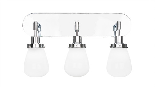 Meridian 3 Light Bath Bar In Chrome (1233-CH-470)