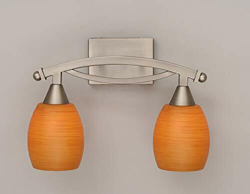 Bow 2 Light Bath Bar In Brushed Nickel (172-BN-625)