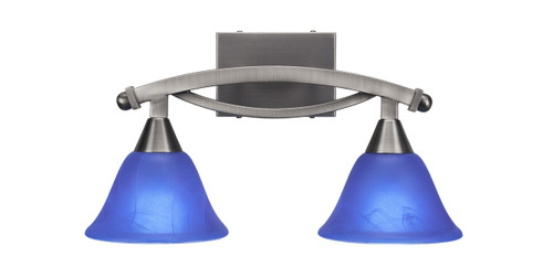 Bow 2 Light Bath Bar In Brushed Nickel (172-BN-4155)