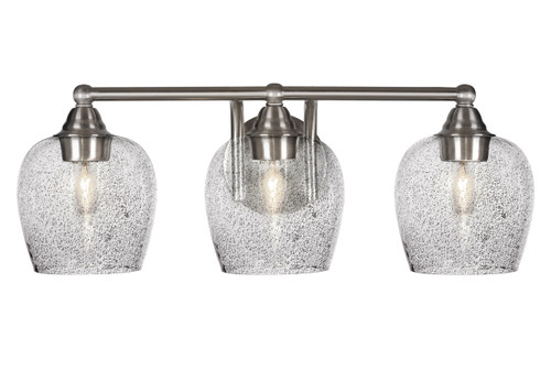 3 Light Bathroom Lighting In Brushed Nickel (3423-BN-4812)