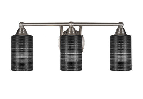 3 Light Bathroom Lighting In Brushed Nickel (3423-BN-4069)