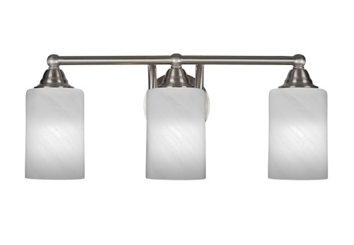3 Light Bathroom Lighting In Brushed Nickel (3423-BN-3001)