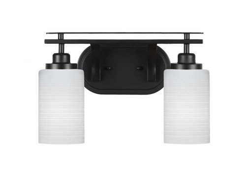 Odyssey 2 Light Bathroom Lighting In Matte Black (2612-MB-4061)