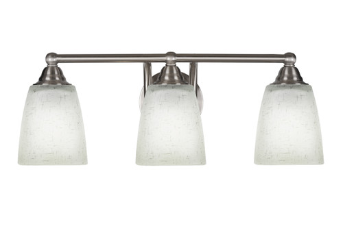 3 Light Bathroom Lighting In Brushed Nickel (3423-BN-460)