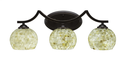 Zilo 3 Light Bath Bar In Dark Granite (553-DG-405)