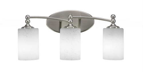 Capri 3 Light Bath Bar In Brushed Nickel (593-BN-310)