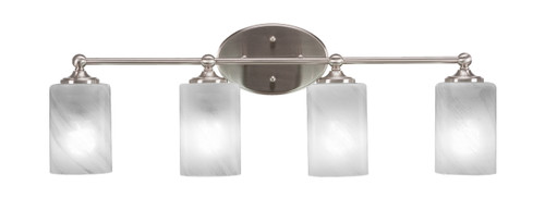 Capri 4 Light Bathroom Lighting In Brushed Nickel (5914-BN-3001)