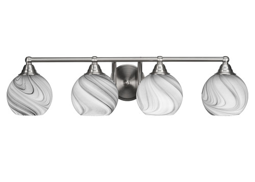 Paramount 4 Light Bath Bar In Brushed Nickel (3424-BN-4109)