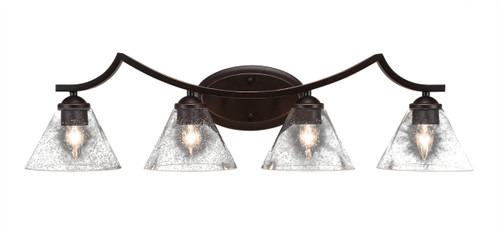 Zilo 4 Light Bath Bar In Dark Granite (554-DG-310)