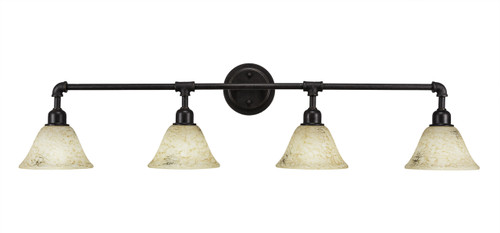 Vintage 4 Light Bath Bar In Dark Granite (184-DG-508)