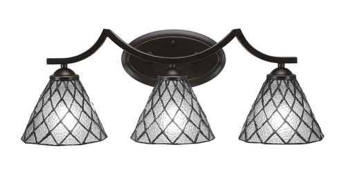 Zilo 3 Light Bath Bar In Dark Granite (553-DG-9185)
