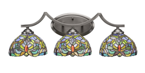 Zilo 3 Light Bath Bar In Graphite (553-GP-9905)