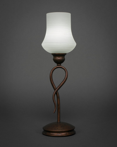 Leaf 1 Light Table Lamp In Bronze (35-BRZ-681)