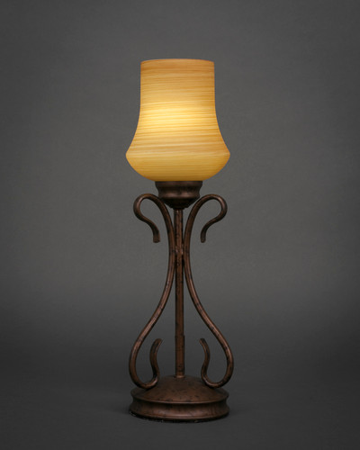 Swan 1 Light Table Lamp In Bronze (31-BRZ-680)