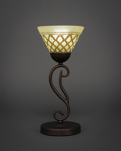 Olde Iron 1 Light Table Lamp In Bronze (44-BRZ-7185)