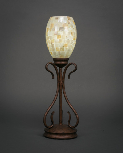 Swan 1 Light Table Lamp In Bronze (31-BRZ-406)