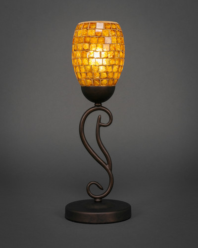 Olde Iron 1 Light Table Lamp In Bronze (44-BRZ-409)
