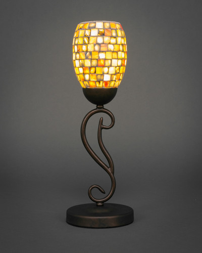 Olde Iron 1 Light Table Lamp In Bronze (44-BRZ-408)