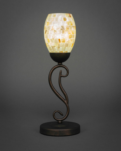 Olde Iron 1 Light Table Lamp In Bronze (44-BRZ-406)