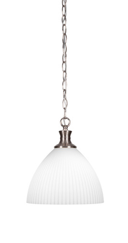 Carina 1 Light Pendant In Brushed Nickel (96-BN-4631)