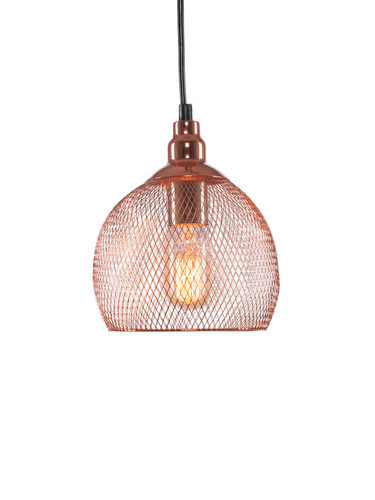 Plexus 1 Light Pendant In Copper (1802-CP-AT14)