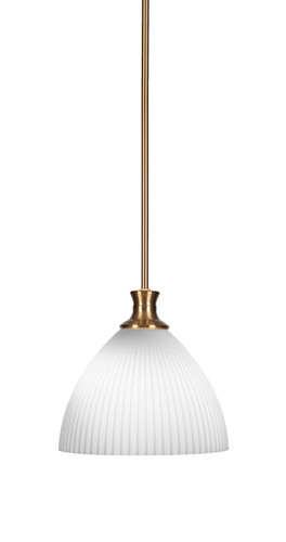 Carina 1 Light Pendant In New Age Brass (76-NAB-4631)