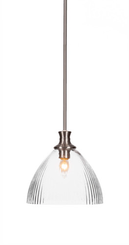 Carina 1 Light Pendant In Brushed Nickel (76-BN-4630)