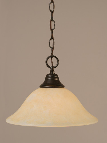 1 Light Pendant In Dark Granite (10-DG-523)