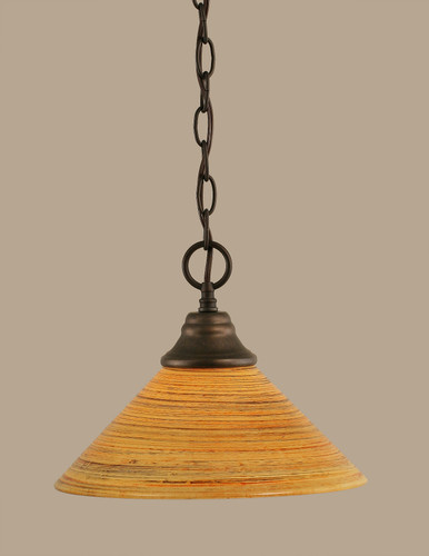 1 Light Pendant In Bronze (10-BRZ-444)