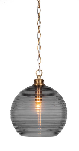 Malena 1 Light Pendant In New Age Brass (91-NAB-5132)