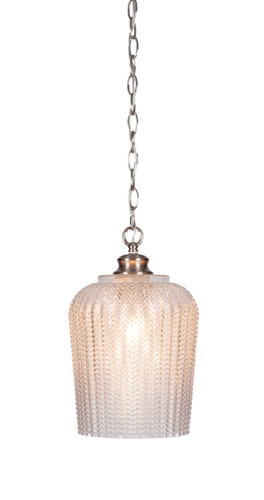 Cordova 1 Light Pendant In Brushed Nickel (91-BN-4280)