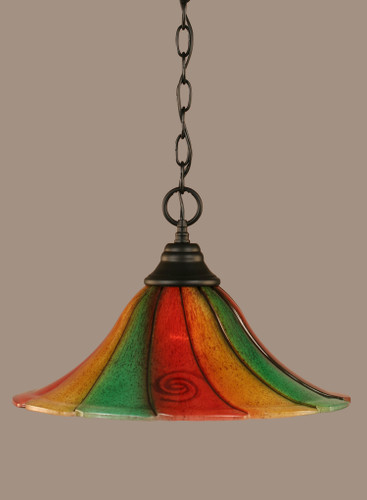 1 Light Pendant In Matte Black (10-MB-767)